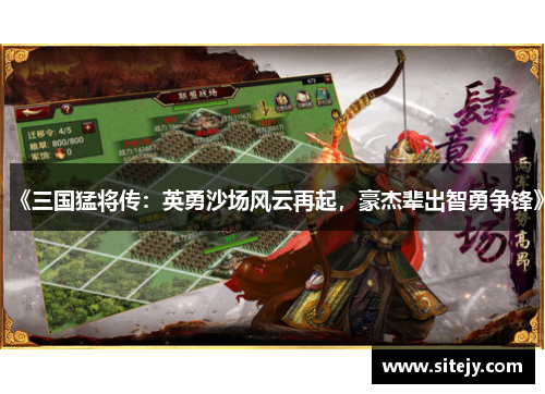 《三国猛将传：英勇沙场风云再起，豪杰辈出智勇争锋》